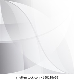 Abstract White and gray color technology modern futuristic background, vector illustration