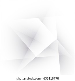 Abstract White and gray color technology modern futuristic background, vector illustration