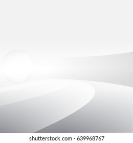 Abstract White and gray color technology modern futuristic background, vector illustration