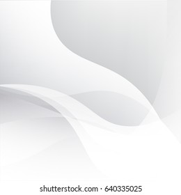 Abstract White and gray color technology modern futuristic background, vector illustration