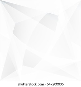Abstract White and gray color technology modern futuristic background, vector illustration