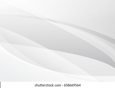 Abstract White and gray color technology modern background design vector Illustration