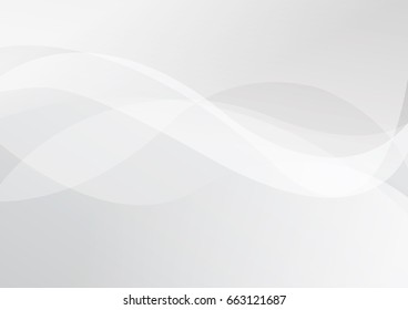 Abstract White and gray color technology modern background design vector Illustration
