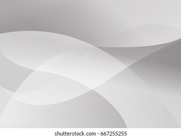 Abstract White and gray color technology modern background design vector Illustration
