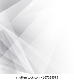 Abstract White and gray color technology modern futuristic background, vector illustration