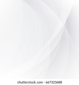 Abstract White and gray color technology modern futuristic background, vector illustration