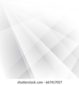 Abstract White and gray color technology modern futuristic background, vector illustration