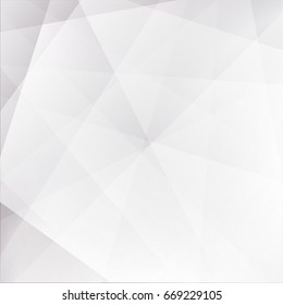 Abstract  White and gray color technology modern futuristic background, vector illustration