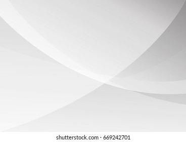 Abstract White and gray color technology modern background design vector Illustration