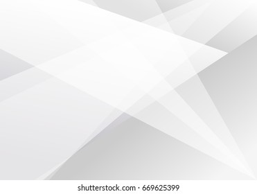Abstract White and gray color technology modern futuristic background, vector illustration