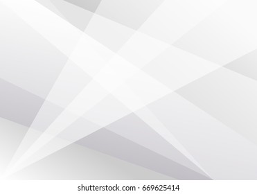 Abstract White and gray color technology modern futuristic background, vector illustration