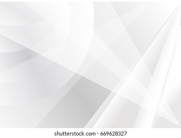 Abstract White and gray color technology modern futuristic background, vector illustration