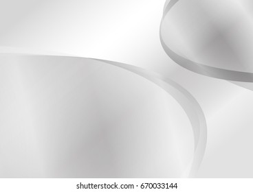 Abstract White and gray color technology modern background design vector Illustration
