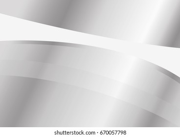 Abstract White and gray color technology modern background design vector Illustration
