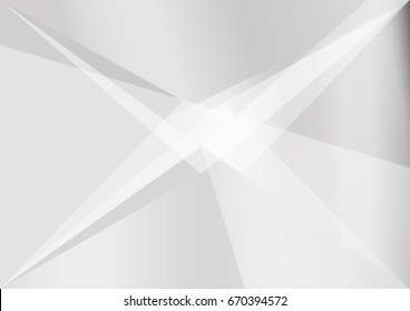 Abstract White and gray color technology modern background design vector Illustration
