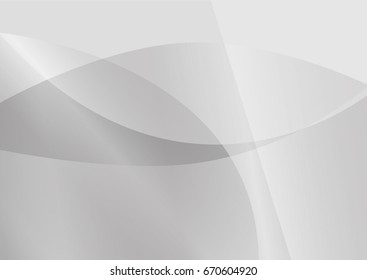 Abstract White and gray color technology modern background design vector Illustration