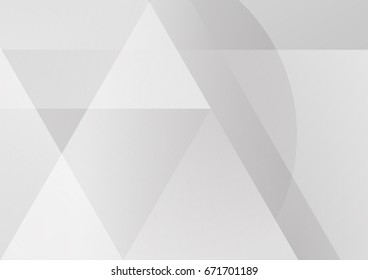 Abstract White and gray color technology modern background design vector Illustration
