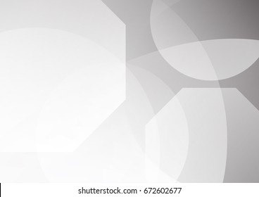 Abstract white and gray color technology modern background design vector Illustration
