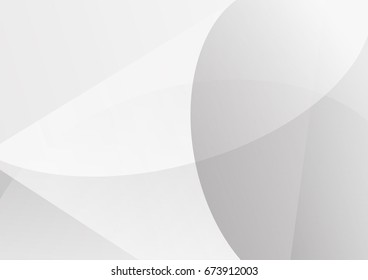 Abstract white and gray color technology modern background design vector Illustration
