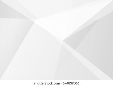 Abstract white and gray color technology modern background design vector Illustration
