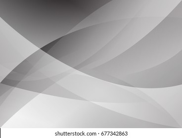 Abstract white and gray color technology modern background design vector Illustration