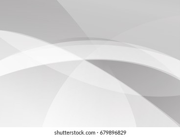 Abstract white and gray color technology modern background design vector Illustration
