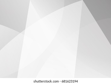 Abstract white and gray color technology modern background design vector Illustration
