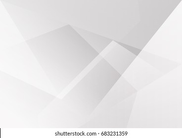 Abstract white and gray color technology modern background design vector Illustration
