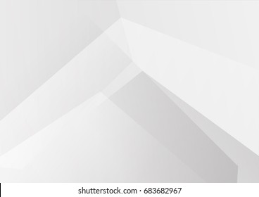 Abstract white and gray color technology modern background design vector Illustration
