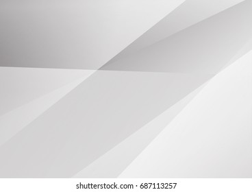 Abstract white and gray color technology modern background design vector Illustration