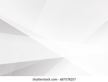 Abstract white and gray color technology modern background design vector Illustration