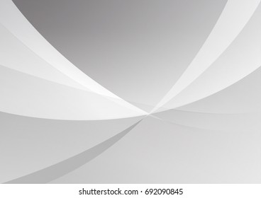 Abstract white and gray color technology modern background design vector Illustration
