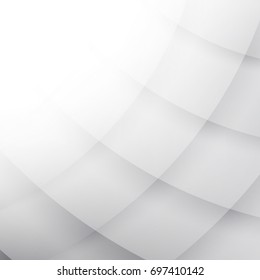 Abstract White and gray color technology modern futuristic background, vector illustration