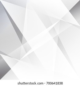 Abstract White and gray color technology modern futuristic background, vector illustration