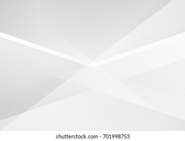 Abstract white and gray color technology modern background design vector Illustration
