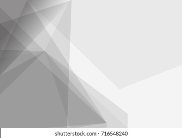 Abstract white and gray color technology modern background design vector Illustration