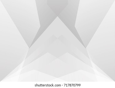 Abstract white and gray color technology modern background design vector Illustration