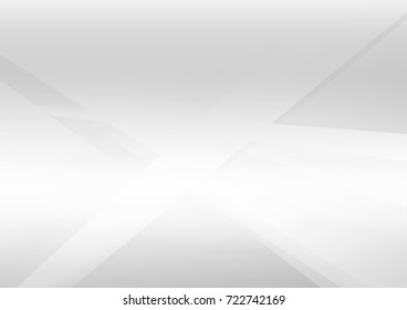 Abstract white and gray color technology modern background design vector Illustration