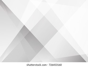 Abstract white and gray color technology modern background design vector Illustration