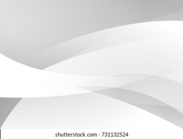Abstract white and gray color technology modern background design vector Illustration