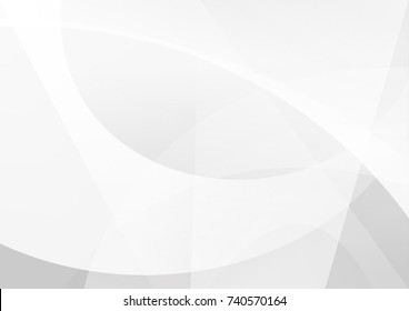 Abstract white and gray color technology modern background design vector Illustration