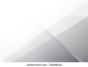 Abstract white and gray color technology modern background design vector Illustration