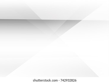 Abstract white and gray color technology modern background design vector Illustration