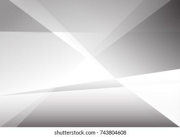Abstract white and gray color technology modern background design vector Illustration