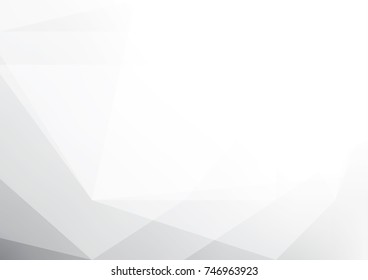 Abstract white and gray color technology modern background design vector Illustration
