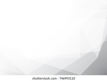 Abstract white and gray color technology modern background design vector Illustration