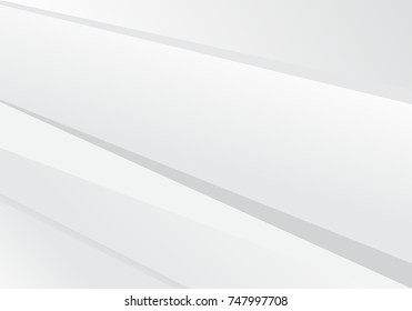 Abstract White and gray color technology modern futuristic background, vector illustration