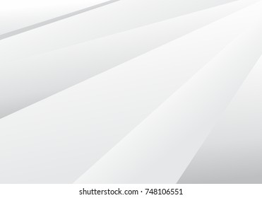 Abstract White and gray color technology modern futuristic background, vector illustration