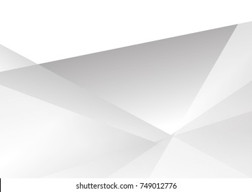 Abstract white and gray color technology modern background design vector Illustration