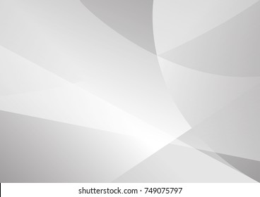 Abstract white and gray color technology modern background design vector Illustration